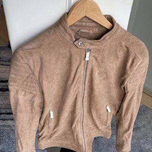 Reiss Suede Racer / Bomber Jacket